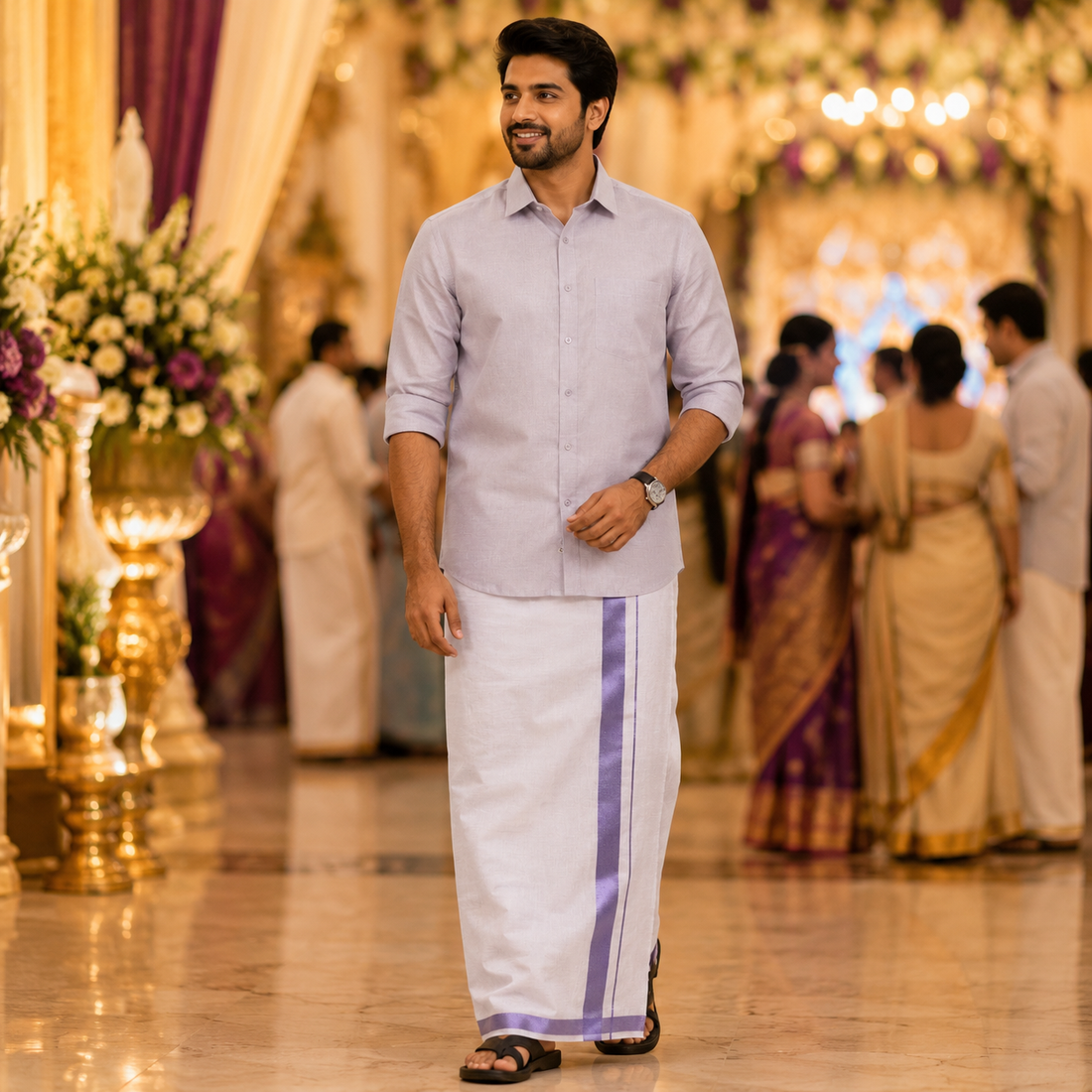 Special Occasions Deserve Special Dressing: Discover Premium Men’s Dhothi Sets