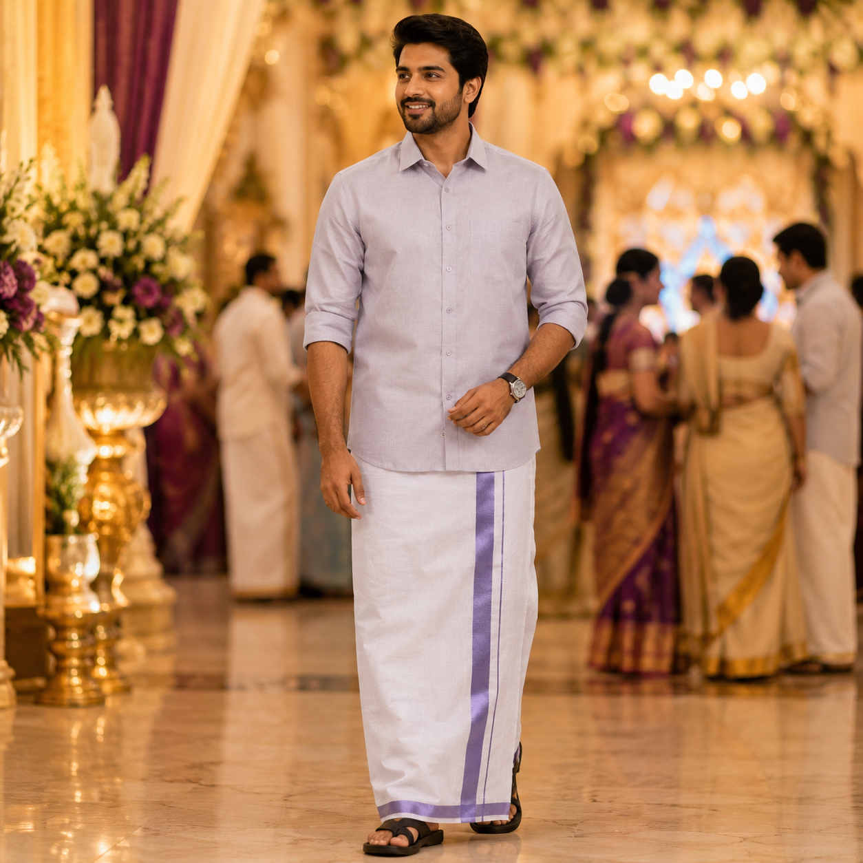 Special Occasions Deserve Special Dressing: Discover Premium Men’s Dhothi Sets