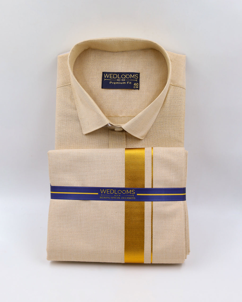 Tissue Plain Set-Gold