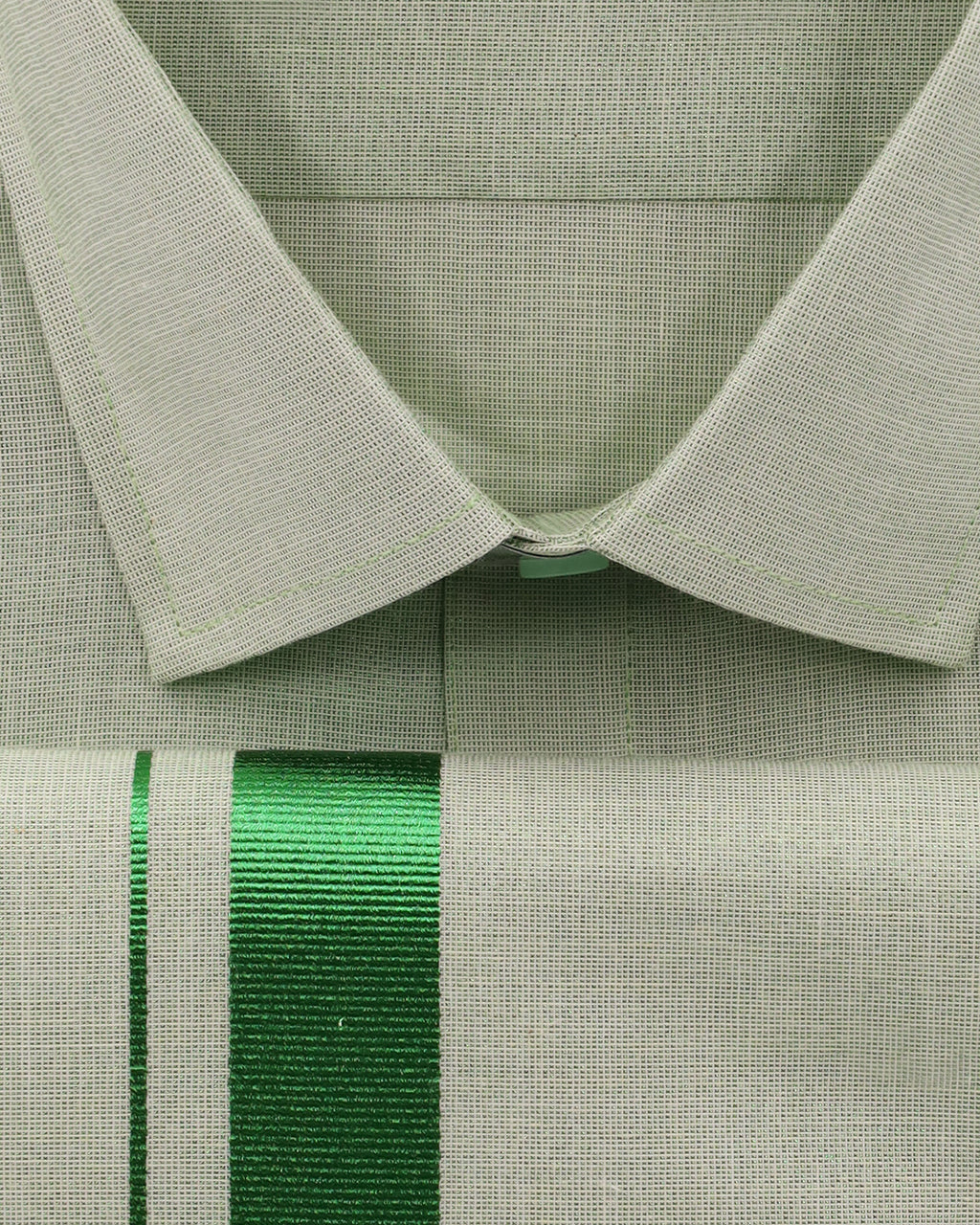 Tissue Plain Set-Parrot Green