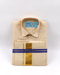 Kids Dhothi Set-Gold
