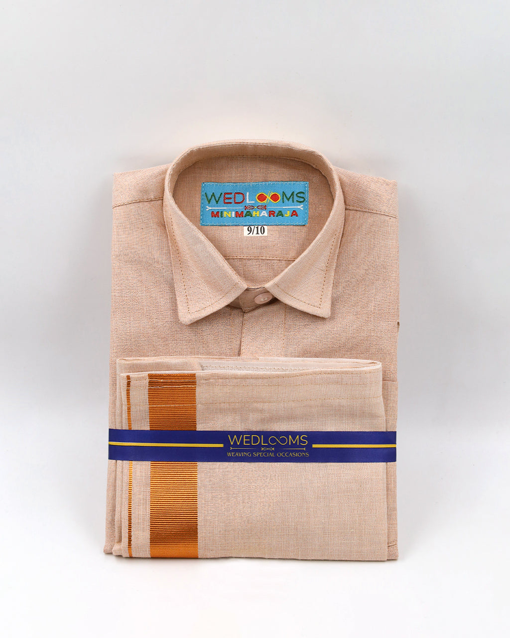Kids Dhothi Set-Copper
