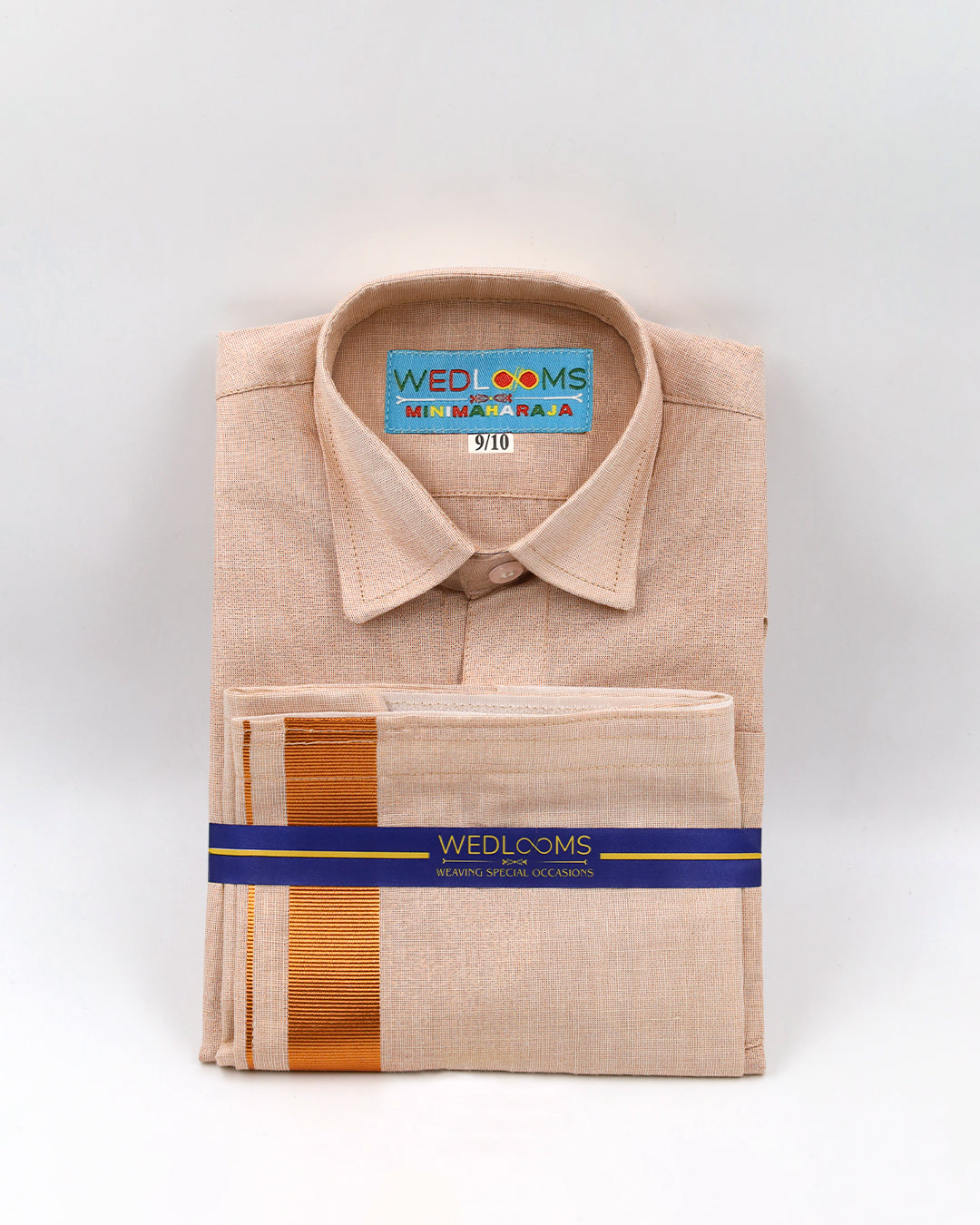 Kids Dhothi Set-Copper