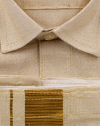 Kids Dhothi Set-Gold